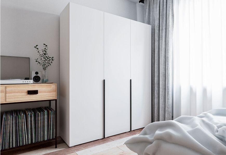 Шкаф Moreli ST-0027 со штангой и отделением с полками 3-дверный 180 см 26000 фото